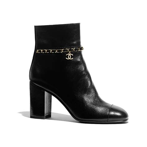 chanel shoes low heel|Chanel high heel boots.